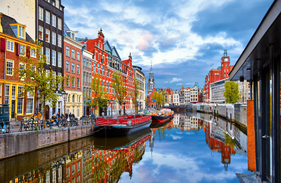 The Dutch capital is perfect for wandering around in. (Getty Images)