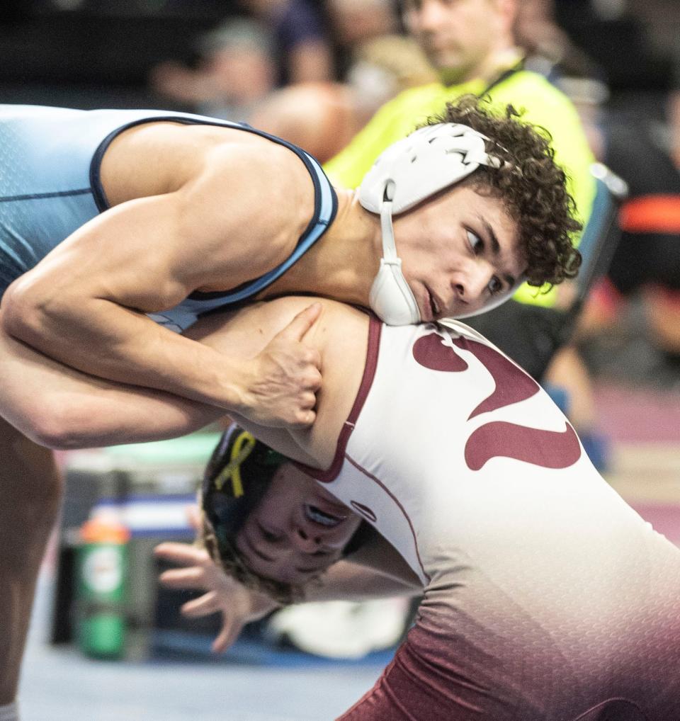 Putnam Valley's Esuar Ordonez was named the 2024 Section 1 Division II wrestler of the year. He earned a section title and all-state honors for the second season in a row.