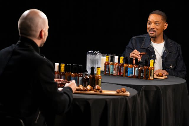 <p>First We Feast</p> Will Smith on 'Hot Ones'