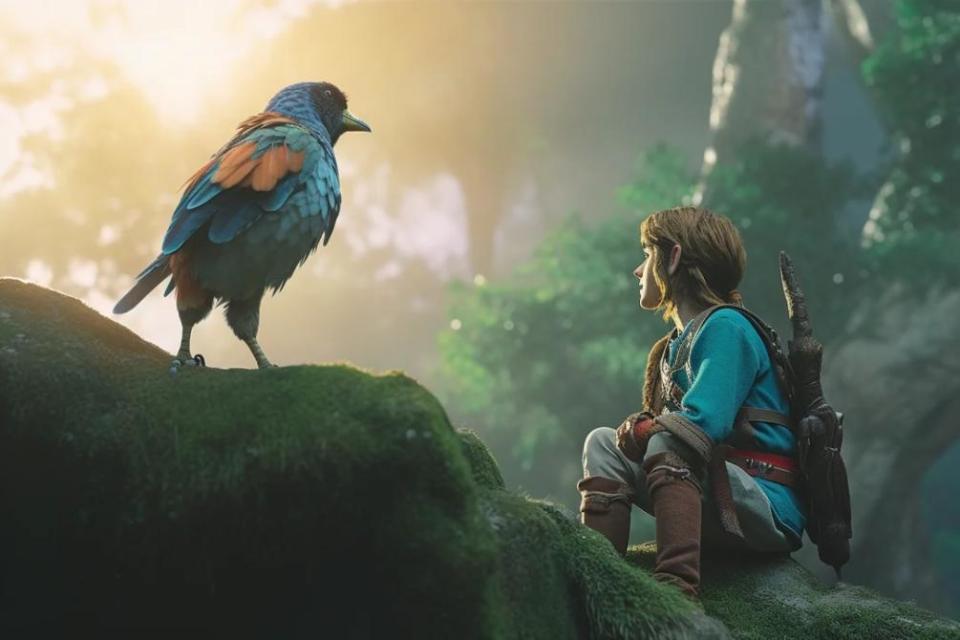 Así sería una película CGI de <em>Zelda: Breath of the Wild</em> según una Inteligencia Artificial