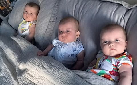 Irma survivors Charlotte, Isabella and Beatrice - Credit: Facebook