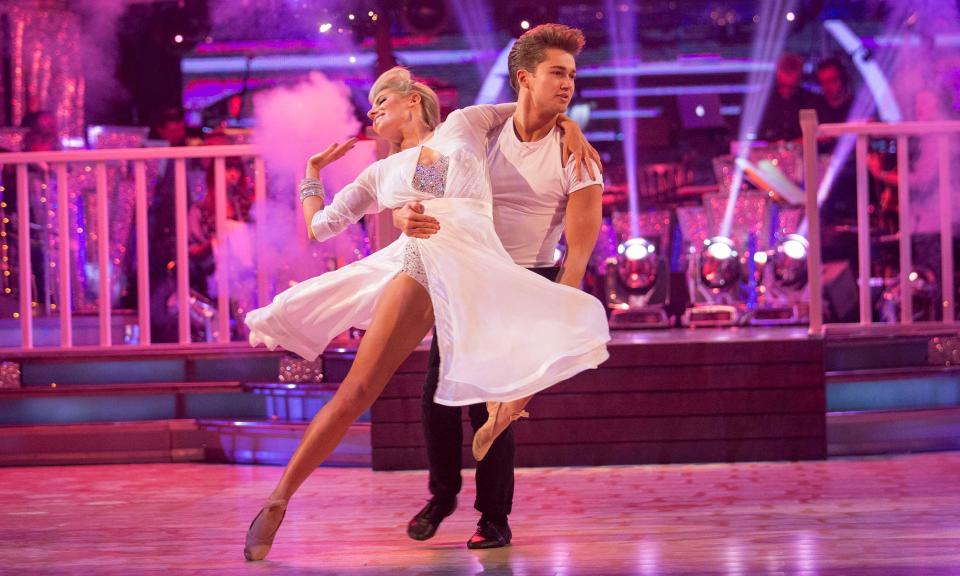 Mollie King and AJ Pritchard on Strictly. (BBC)