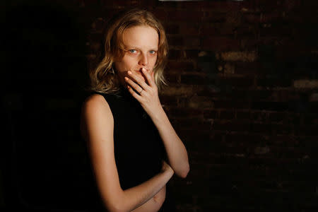 Model Hanne Gaby Odiele poses for a portrait in New York, U.S., February 7, 2017. REUTERS/Lucas Jackson