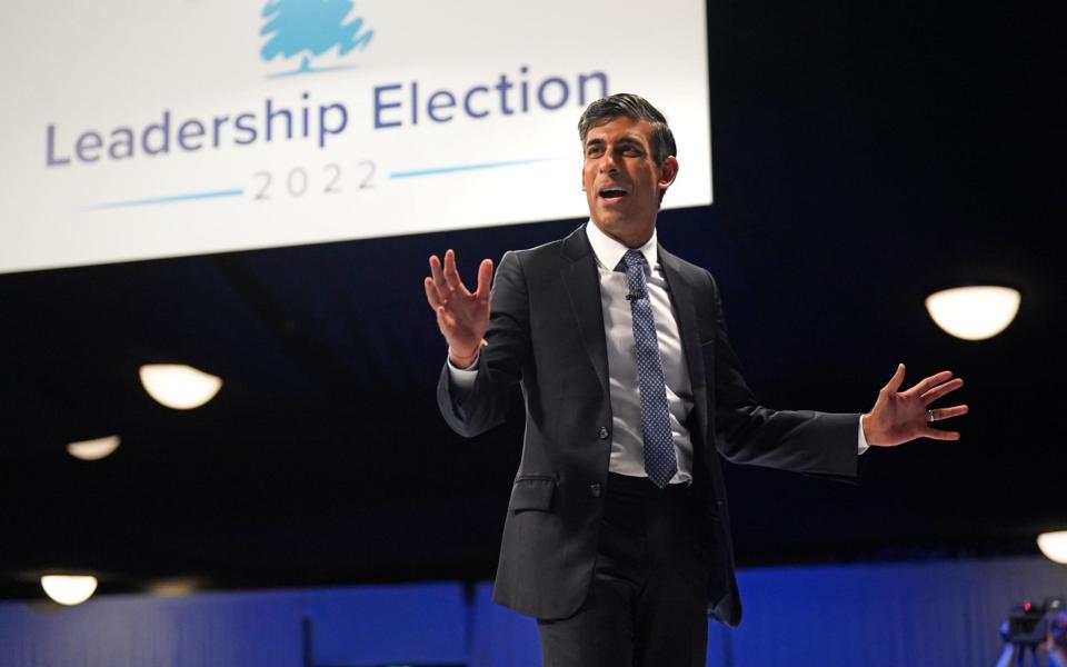 Rishi Sunak tory leadership hustings lbc - Owen Humphreys/PA Wire