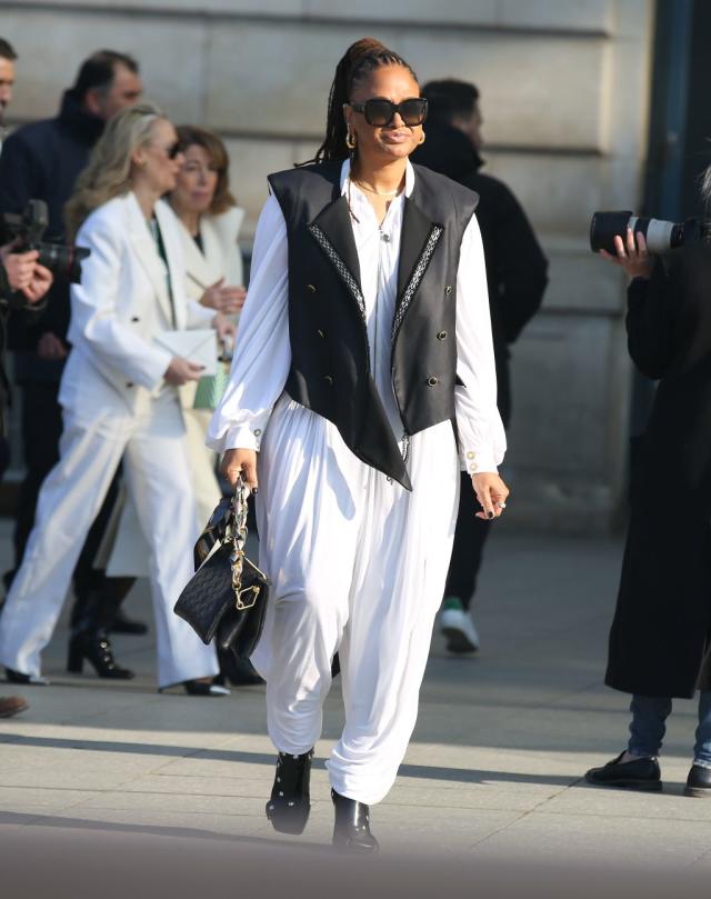 Ava DuVernay Serves Louis Vuitton Street Style at Paris Fashion