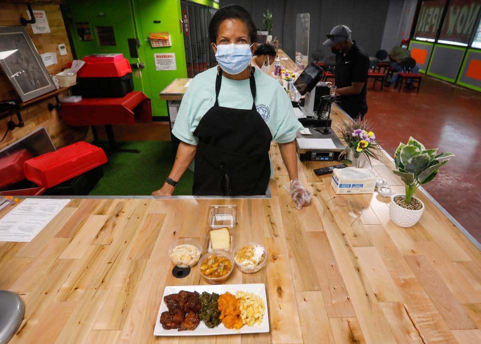 Francine Pratt is one of the creative design partners at Queen City Soul Kitchen which is located at 2006 N. Broadway Ave.