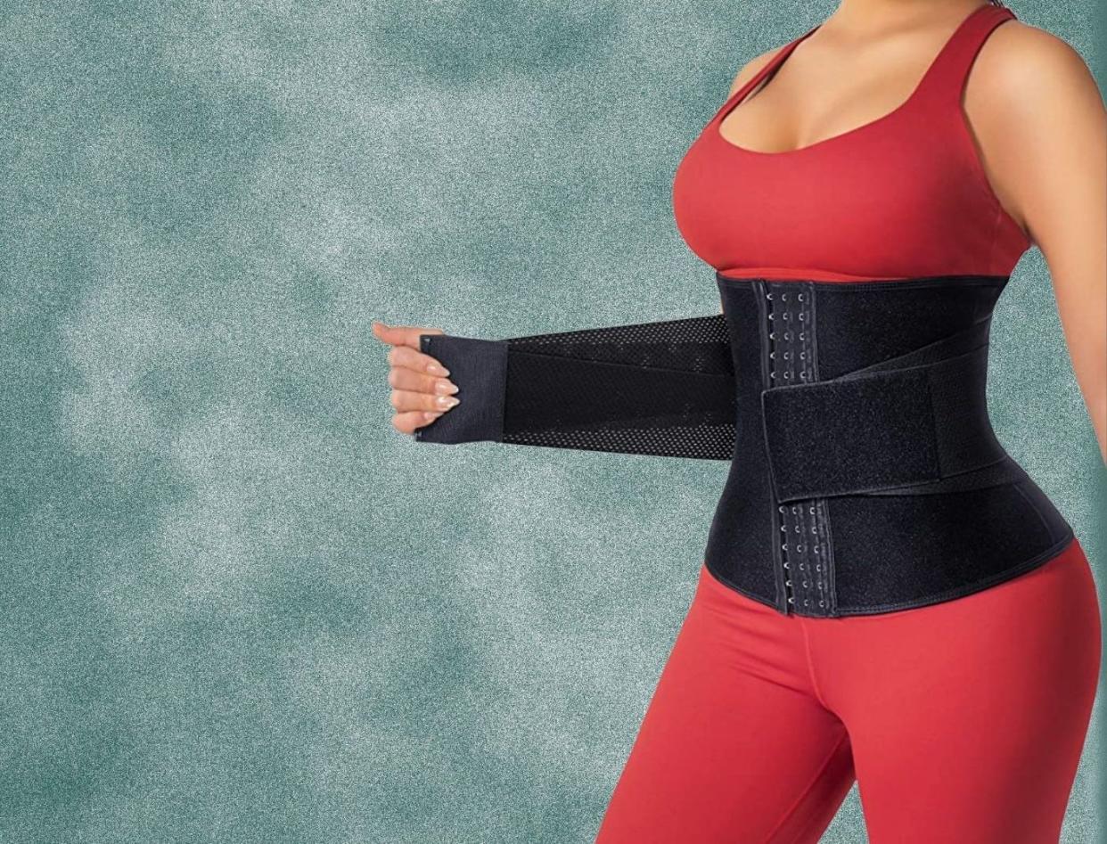 Shoppers rave about the Hoplynn Waist Trainer, which eases back pain while slimming your middle. (Photo: Amazon)