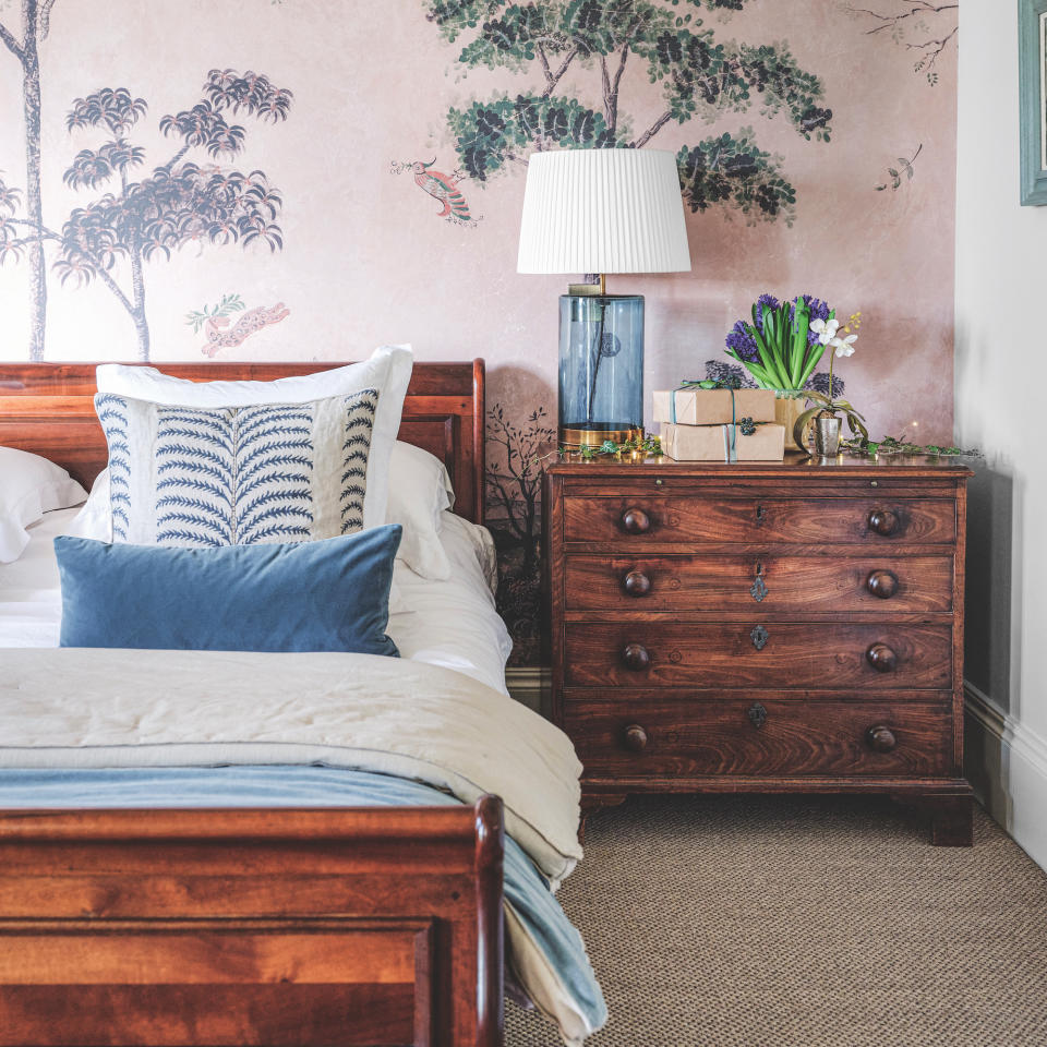 kent stable block conversion bedroom