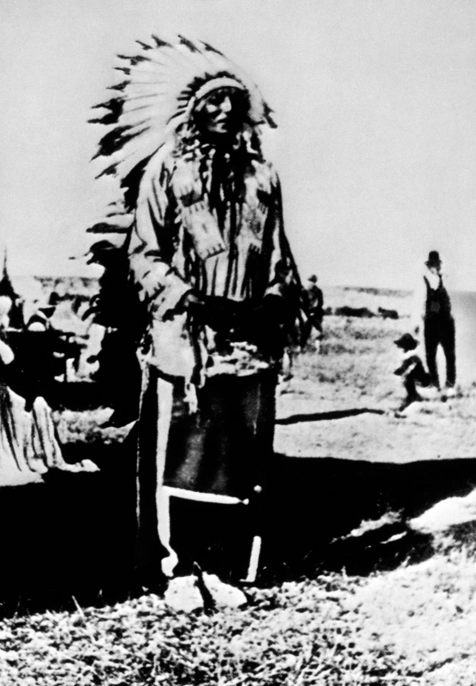 Chief Crazy Horse, circa 1870.<span class="copyright">Universal History Archive/Universal Images Group/Getty Images</span>
