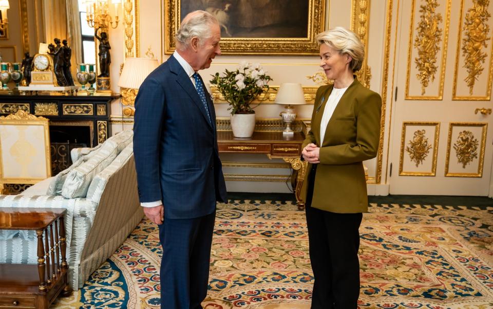 The King and Ursula von der Leyen - Aaron Chown/Pool/Getty Images