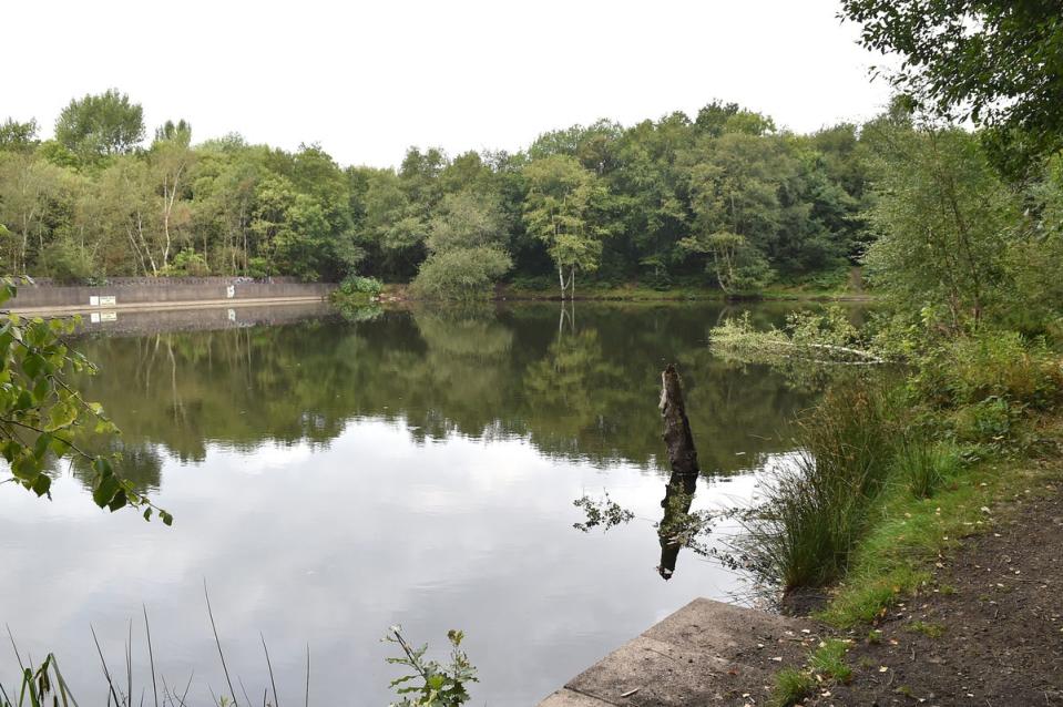 The scene in Stalybridge, Tameside, Greater Manchester, where the body of a 14-year-old girl has been recovered from water after getting into difficulty (Steven Allen/PA) (PA Wire)