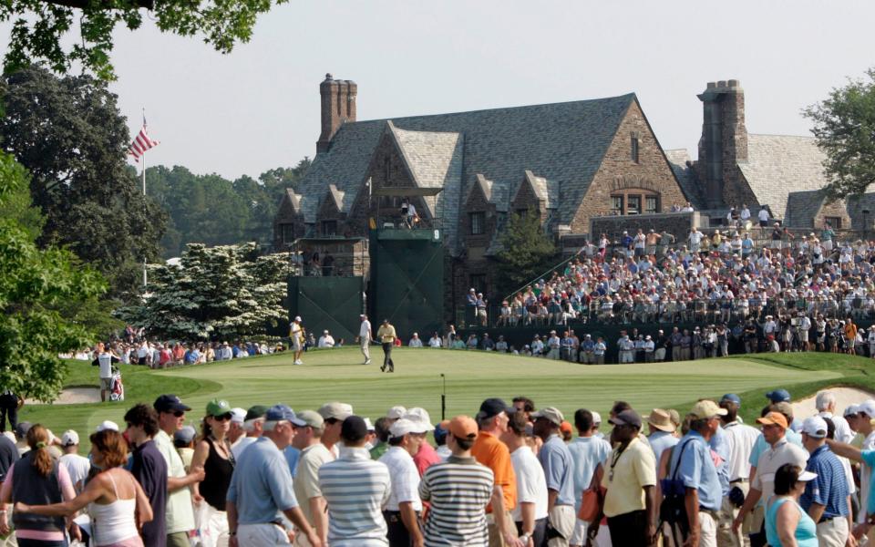 In this June 18, 2006, file photo, Phil Mickelson and Kenneth Ferrie are shown on the ninth green during the final round of the U.S. Open golf tournament at Winged Foot Golf Club in Mamaroneck, N.Y - Revisiting the day Kenneth Ferrie, 'a dumb bloke from a mining town in the North East', led the US Open - AP