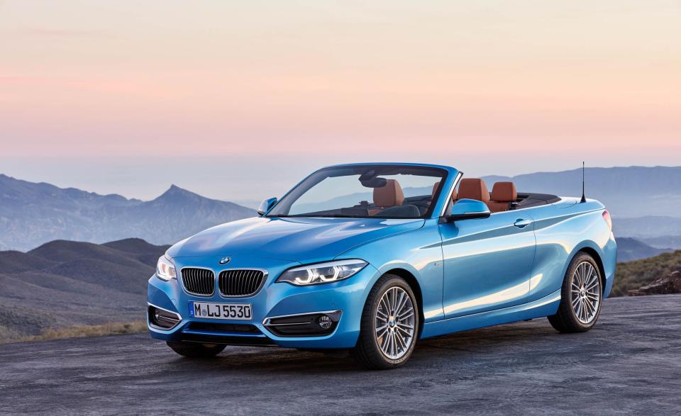 <p>caranddriver.com</p><p><a href="https://www.caranddriver.com/bmw/2-series" rel="nofollow noopener" target="_blank" data-ylk="slk:Learn More;elm:context_link;itc:0;sec:content-canvas" class="link ">Learn More</a></p><p>It would be easy to call the BMW 2-series convertible a less serious version of its pint-sized sport-coupe sibling. But the truth is, even with a little extra weight on board, this Editors' Choice winner is still a driver's car through and through. Buyers can't get the raucous M2 in convertible form, but the available 248-hp 230i and 335-hp M235i convertibles have all the get up and go of their coupe counterparts. Razor-sharp handling, quick steering, and instant power make either BMW model a joy to drive-top up or down.</p>
