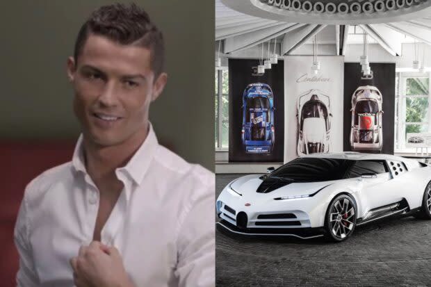 Une Bugatti Centodieci pour Cristiano Ronaldo.