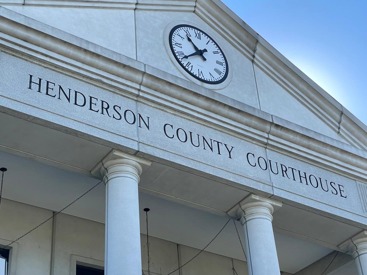 The Henderson County Courthouse on Sept. 29, 2021.