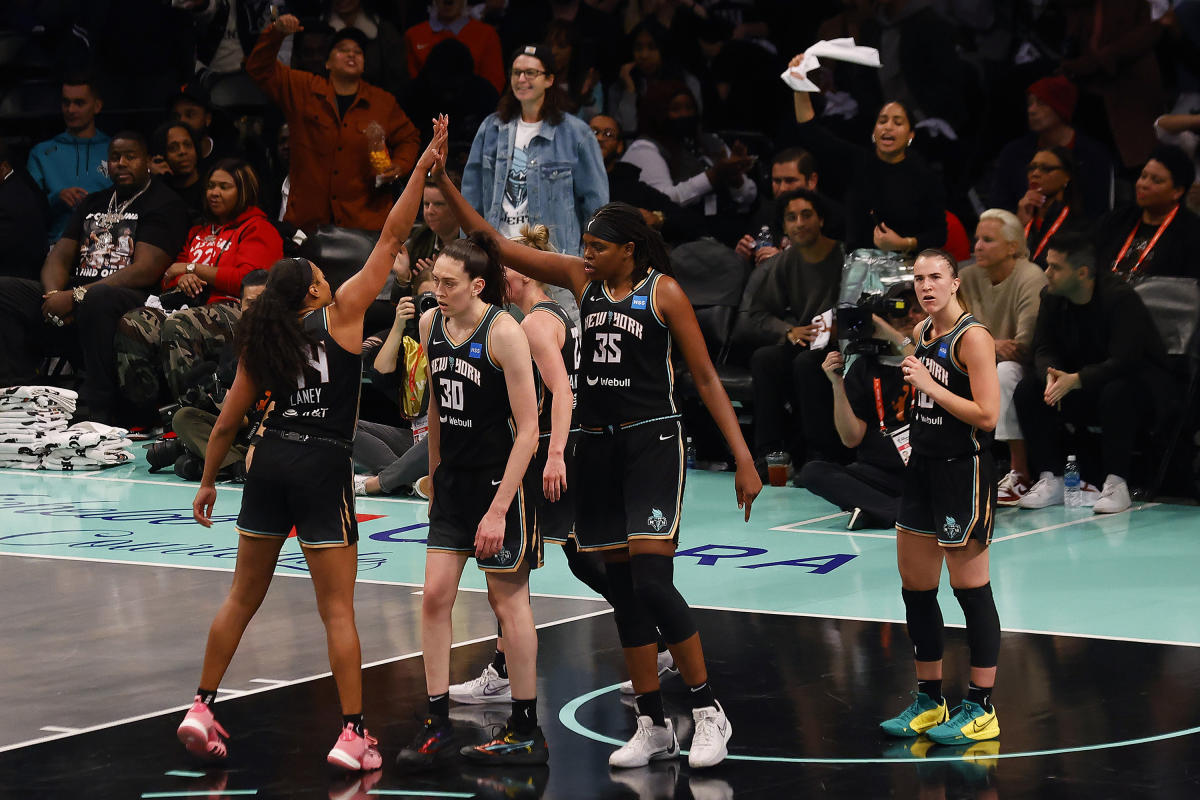Liberty stay alive in WNBA Finals, win Game 3 vs. Aces behind Jonquel