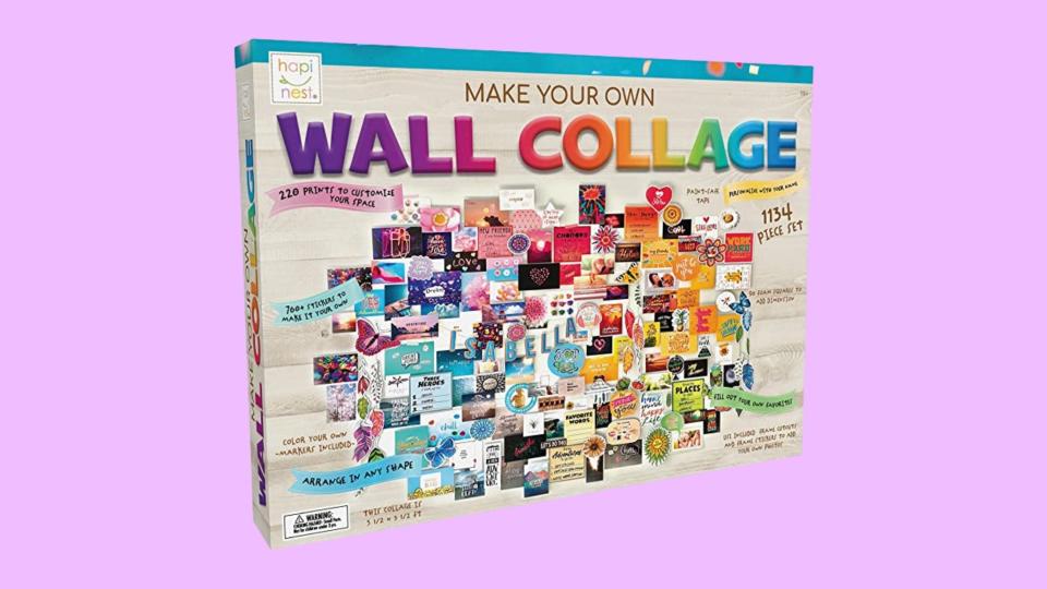 Best gifts for tweens: DIY wall collage.