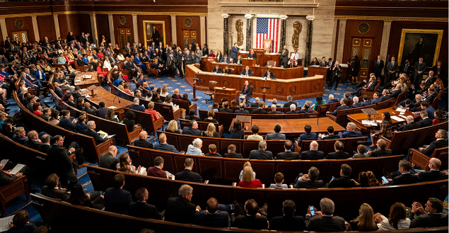 118th Congress - House of Representatives. (Photo/NPR)