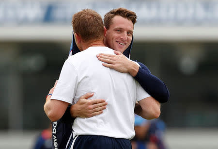 Cricket - England Nets - Lord's Cricket Ground, London, Britain - May 21, 2018 England's Jos Buttler during nets Action Images via Reuters/Paul Childs