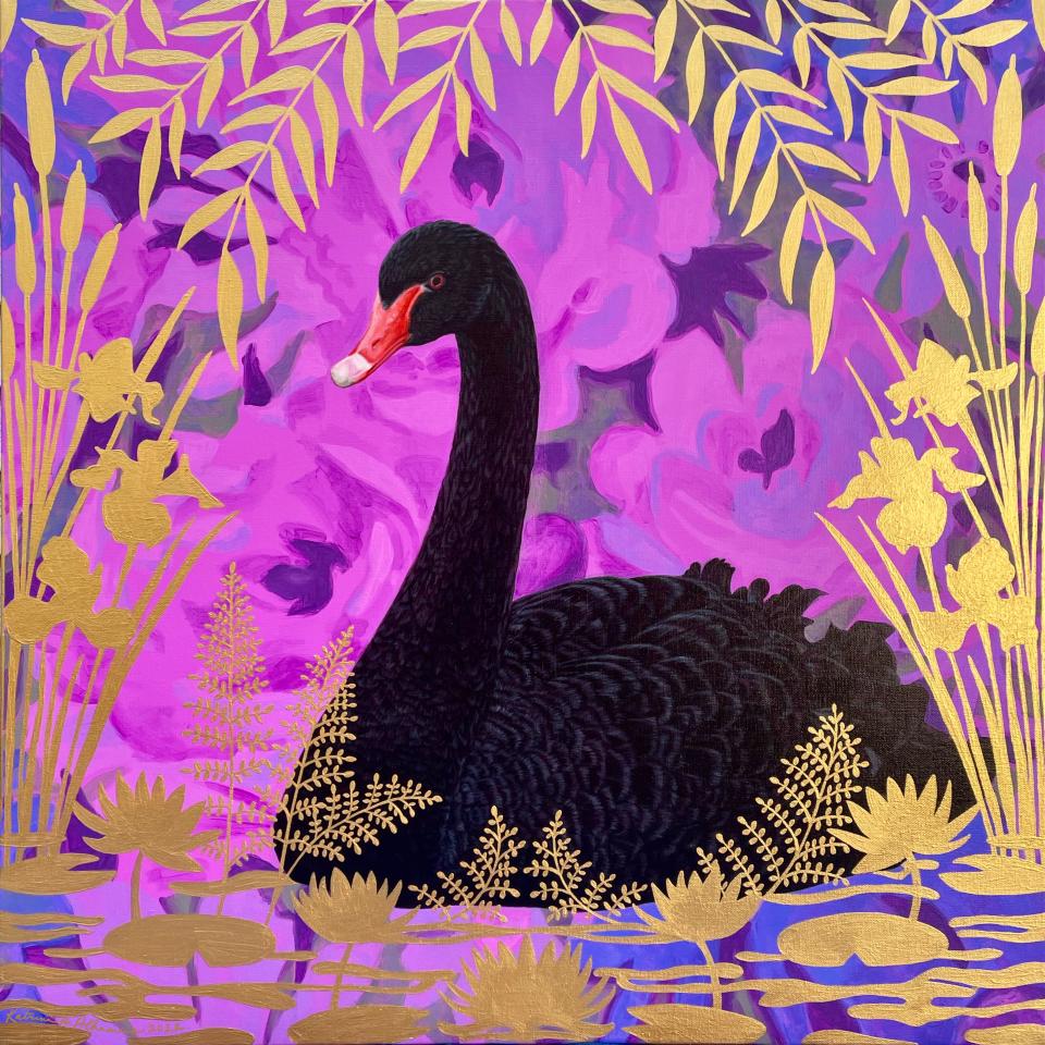 Strauss Studios, 236 Walnut Ave. SW, will feature the closing reception for artist Katrina Polhamus and her "Golden Aviary" exhibit during June First Friday events in downtown Canton.