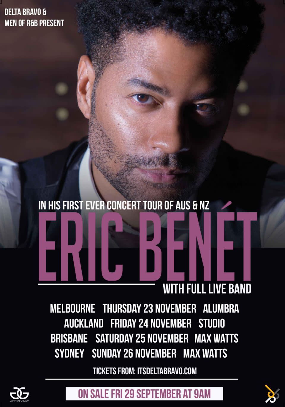 For the first time ever, Eric is touring Australia. Source: Supplied