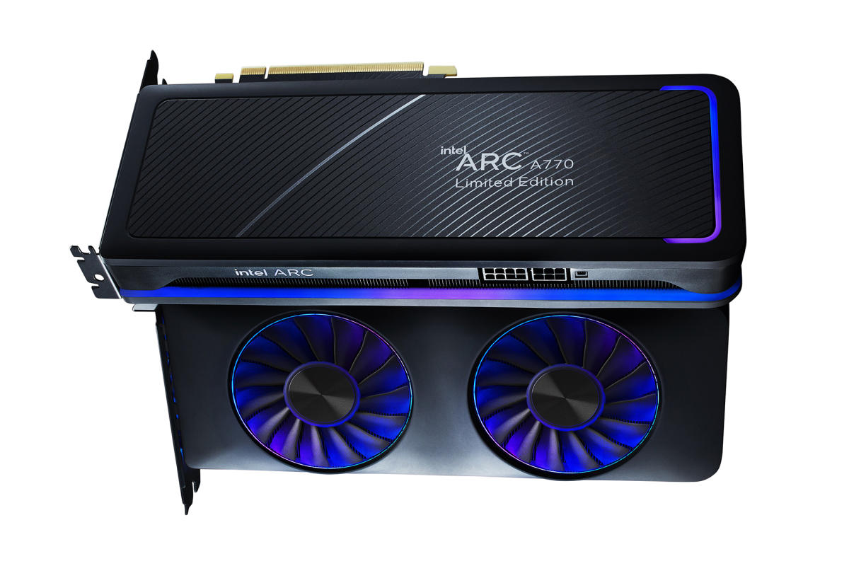 Intel：Arc A770 和A750 的CP 值比NVIDIA 的中階顯示卡RTX 3060 更高