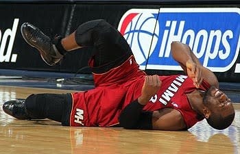 Dwyane Wade has missed four games with foot and ankle injuries