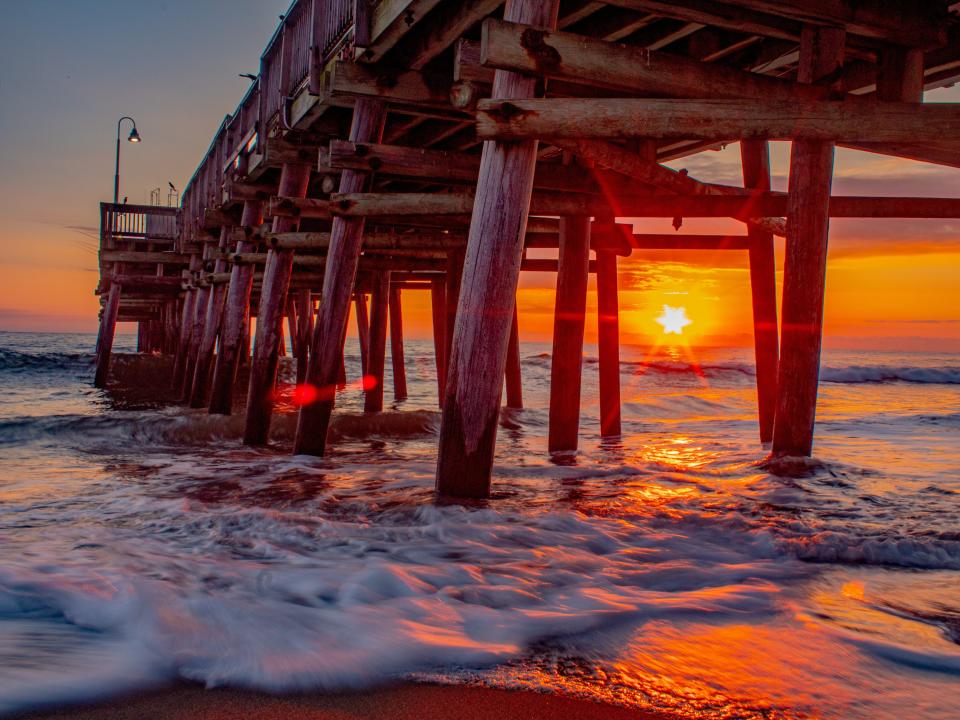 Sandbridge Beach in Virginia.