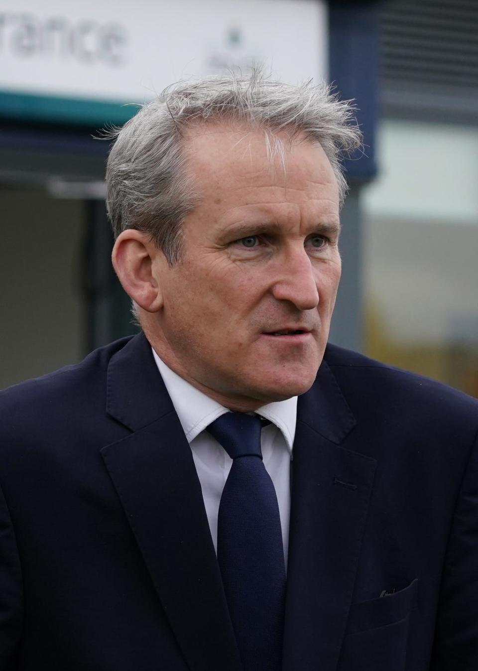 Security Minister Damian Hinds during a visit to the Joint Police and Fire Command and Control (JCC) in Bootle (Peter Byrne/PA) (PA Wire)