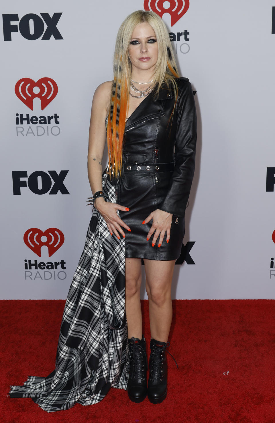 Avril Lavigne at the iHeartRadio Music Awards.