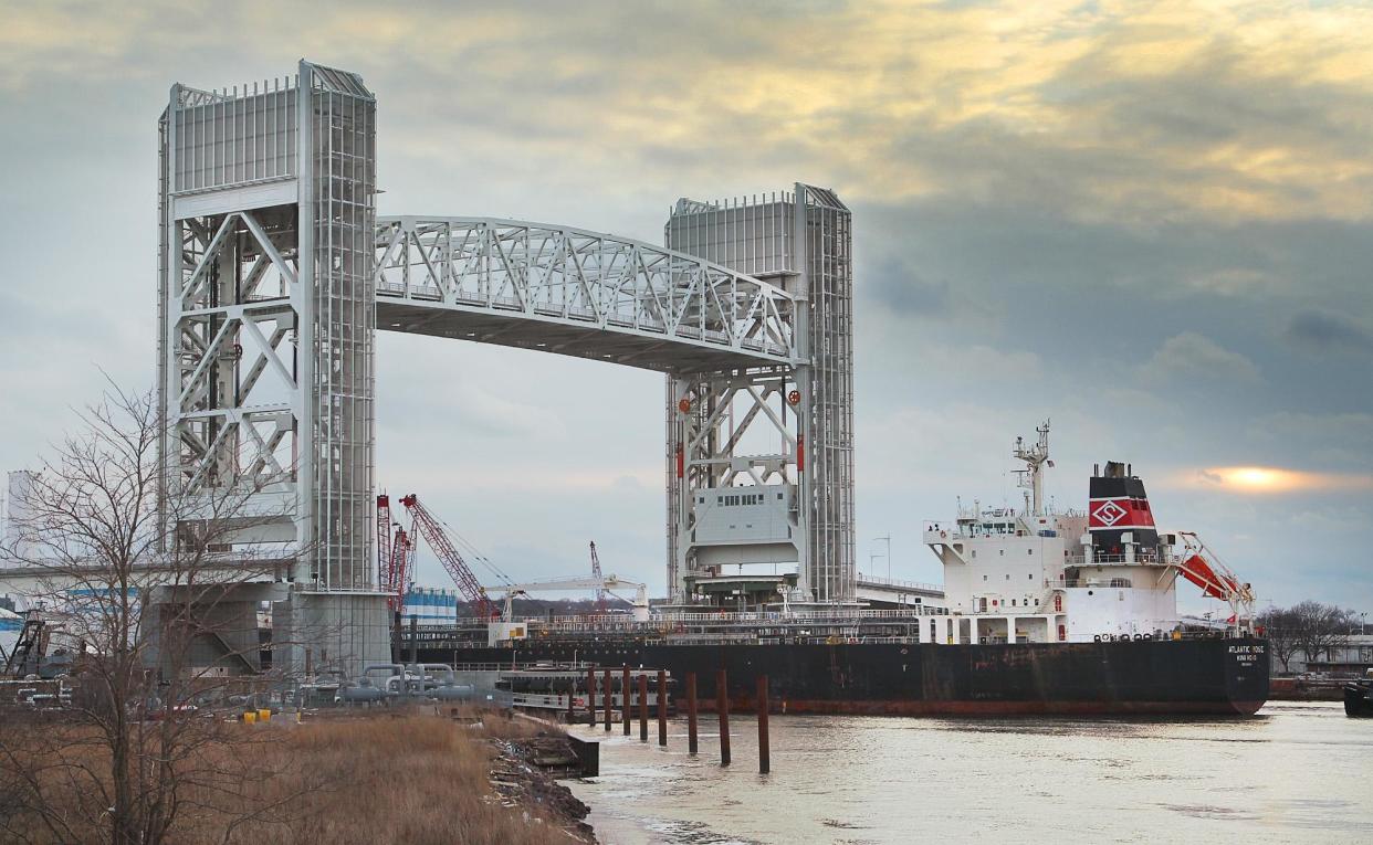 The Fore River Bridge connects Quincy and Weymouth.