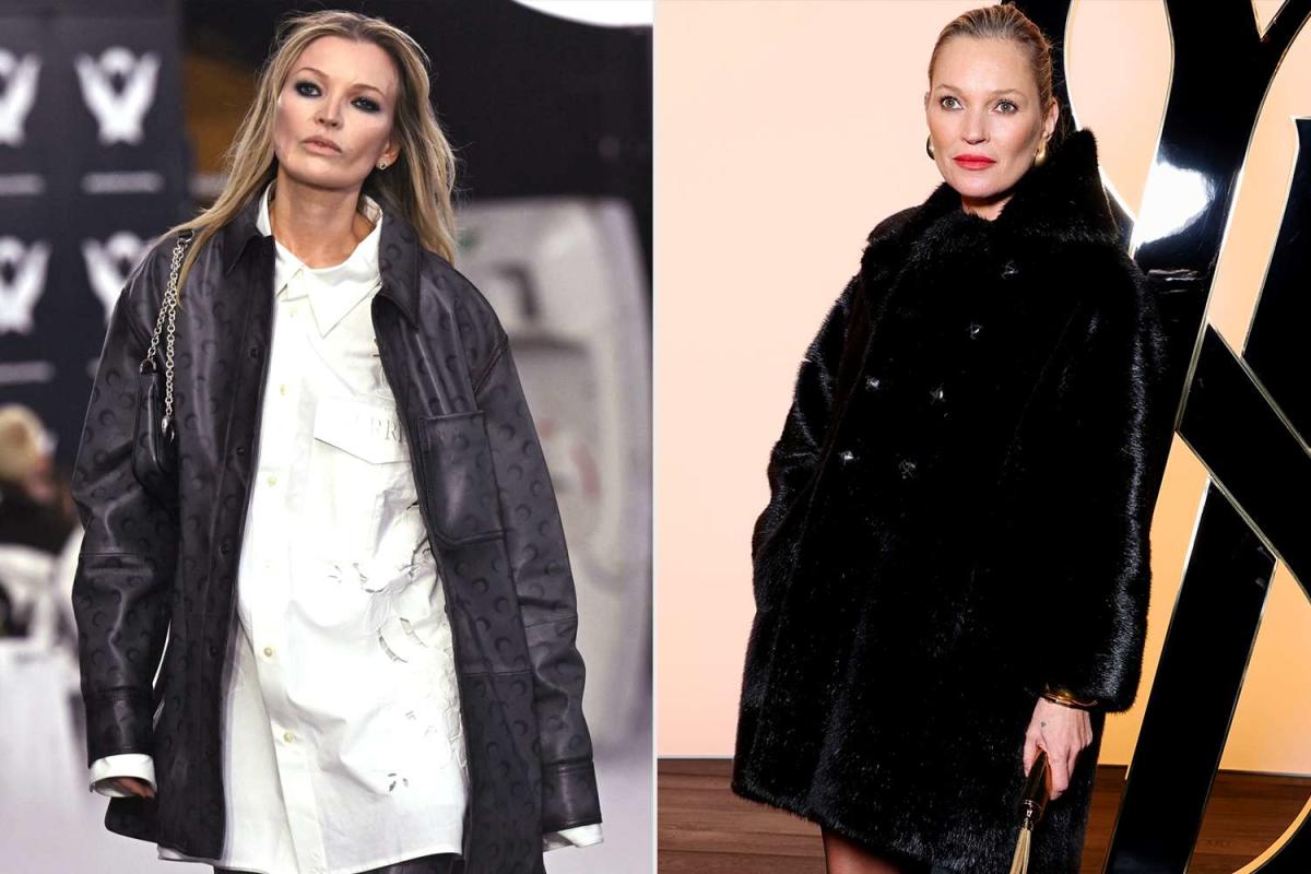 Kate Moss Doppelgänger Dupes Paris Fashion Week Goers as She Hits