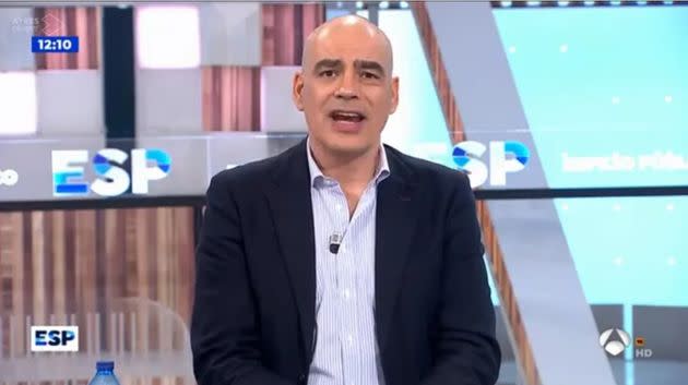 El periodista Nacho Abad. (Photo: Antena 3)