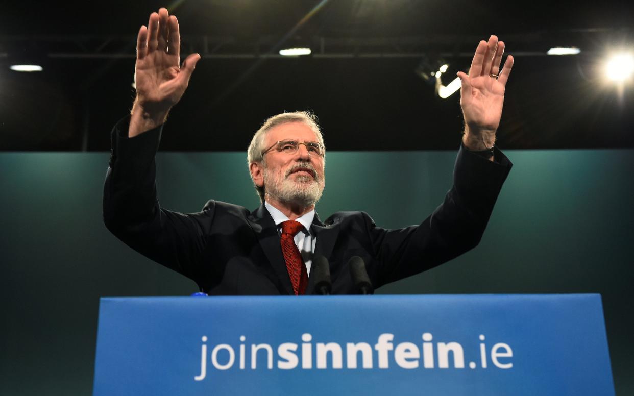 Gerry Adams has announced his intention to step down as Sinn Fein president in 2018.   - Reuters