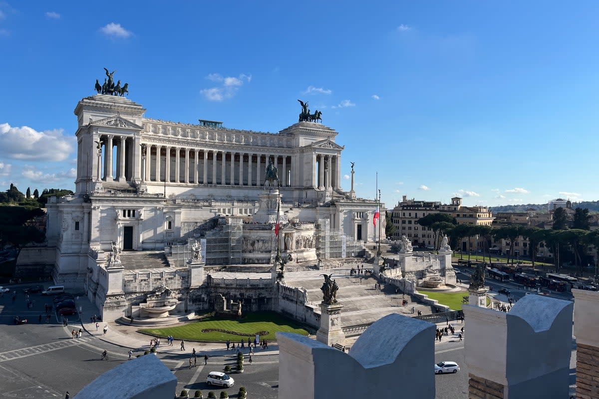 It costs €15 to take the lift to Vittoriano’s panoramic terrace (Getty Images)