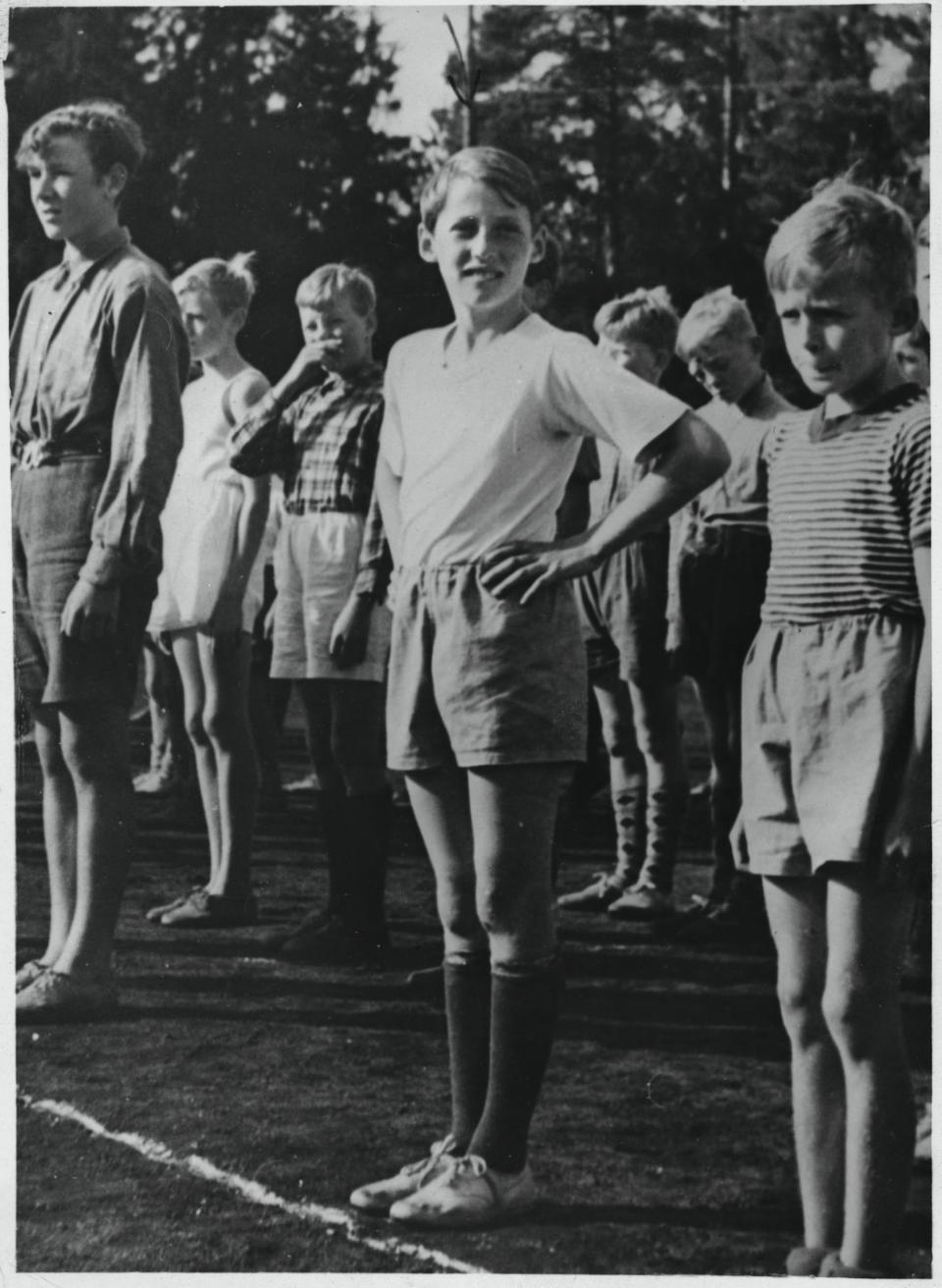 prince harald at sports event