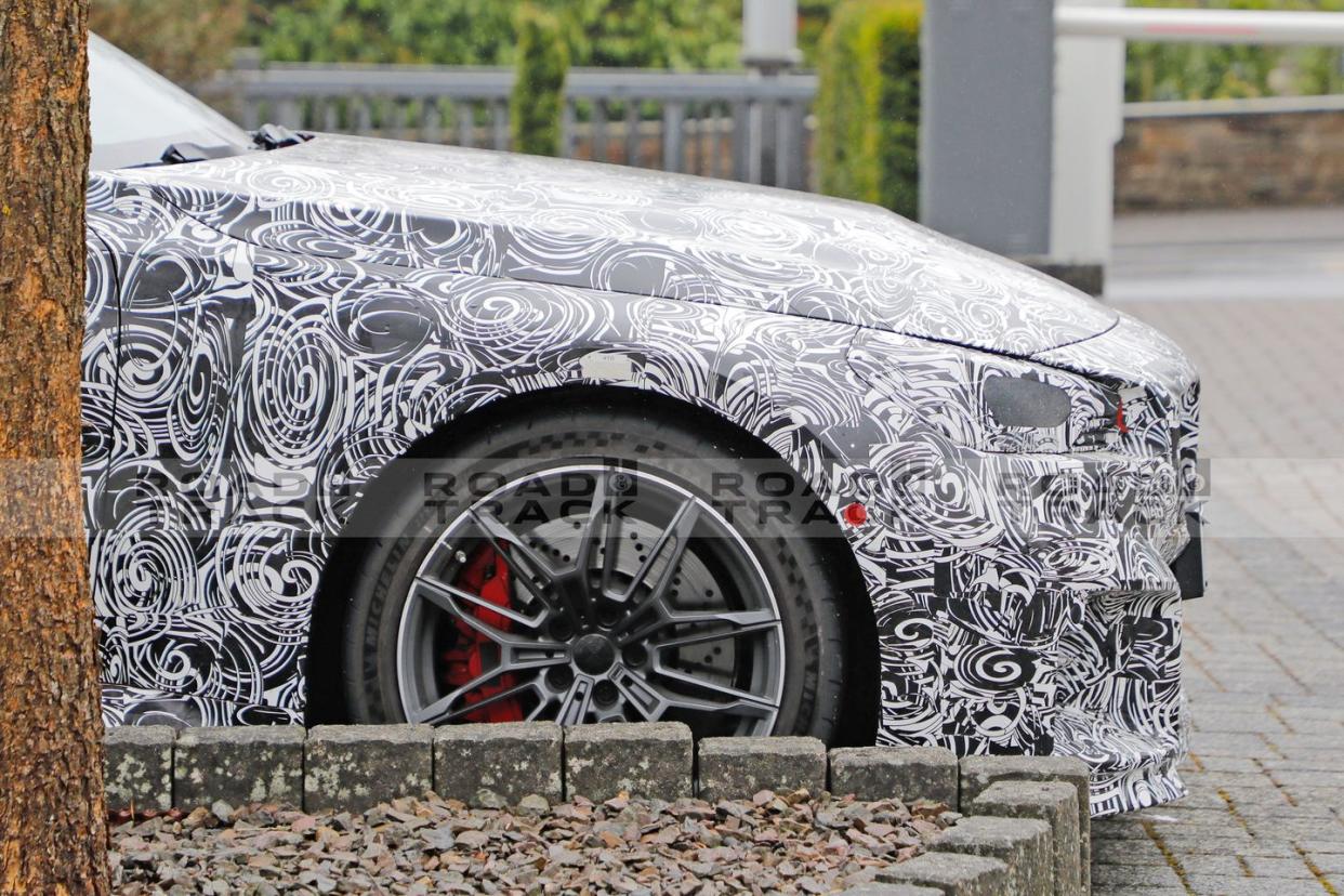 bmw m2 cs prototype camouflaged