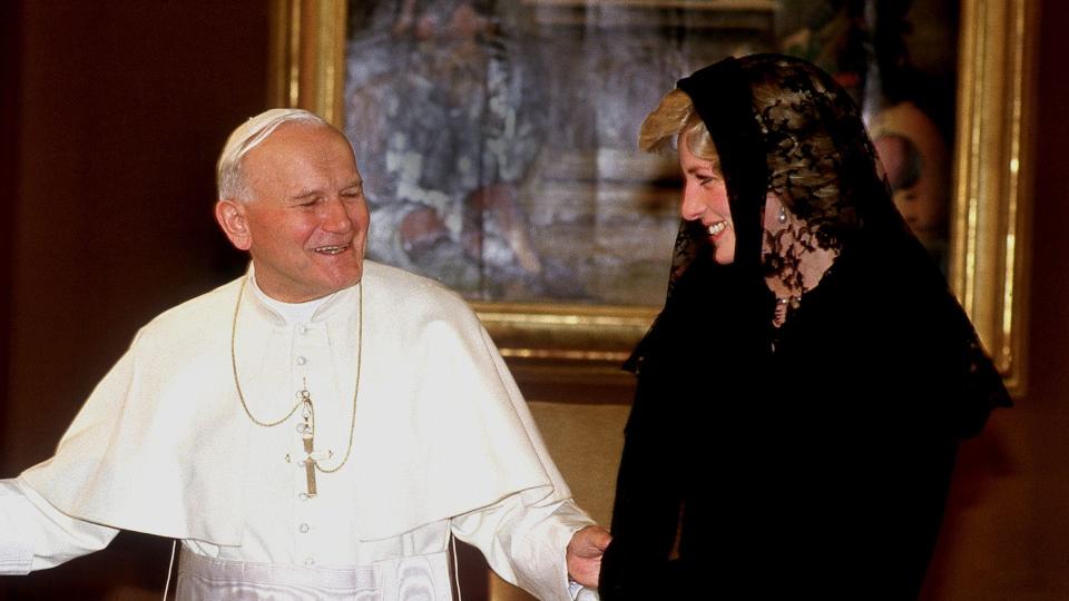 princess diana at The Vatican, Rome, Italy