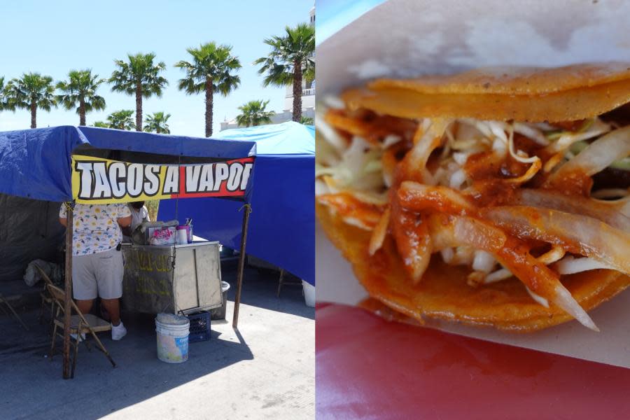 Taco de chicharrón de “Tacos a Vapor” en Tijuana recibe 6.2 por su falta de sazón