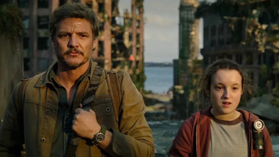 Pedro Pascal and Bella Ramsey in 'The Last of Us'