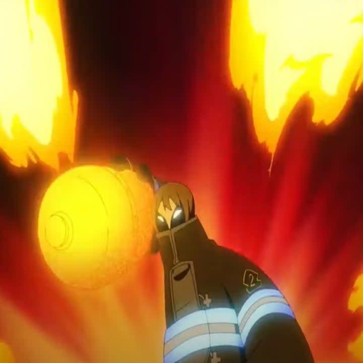 Takeru (Juggernaut) attacking with his pyrokinetic bombs