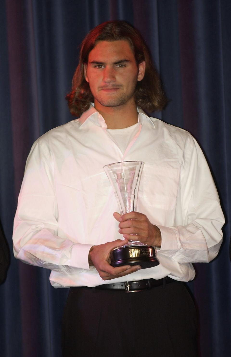 Roger Federer, age 20