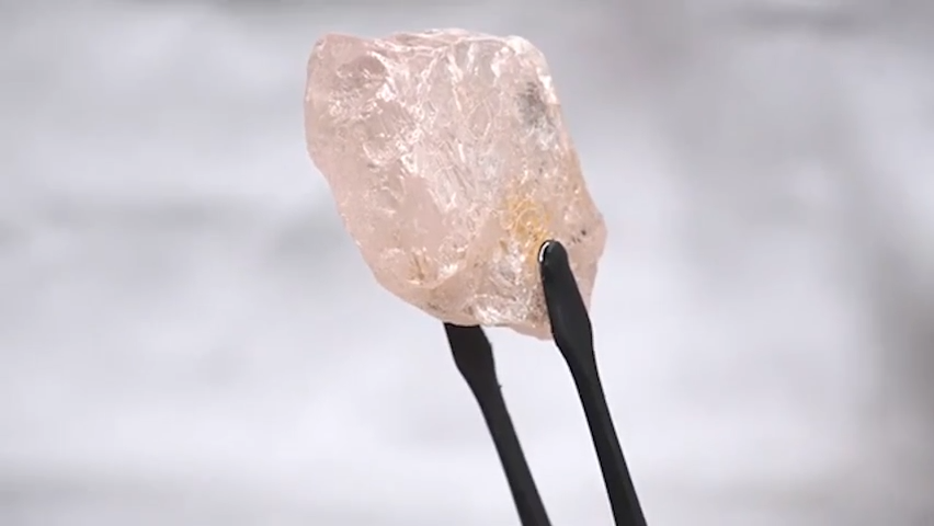 The Lucapa Diamond Company has found what it called the largest pink diamond recovered in 300 years, according to a press release on July 27.