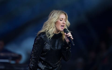 As a close friend of Eugenie, Ellie Goulding may well be among the performers at the royal wedding - Credit: warren allott