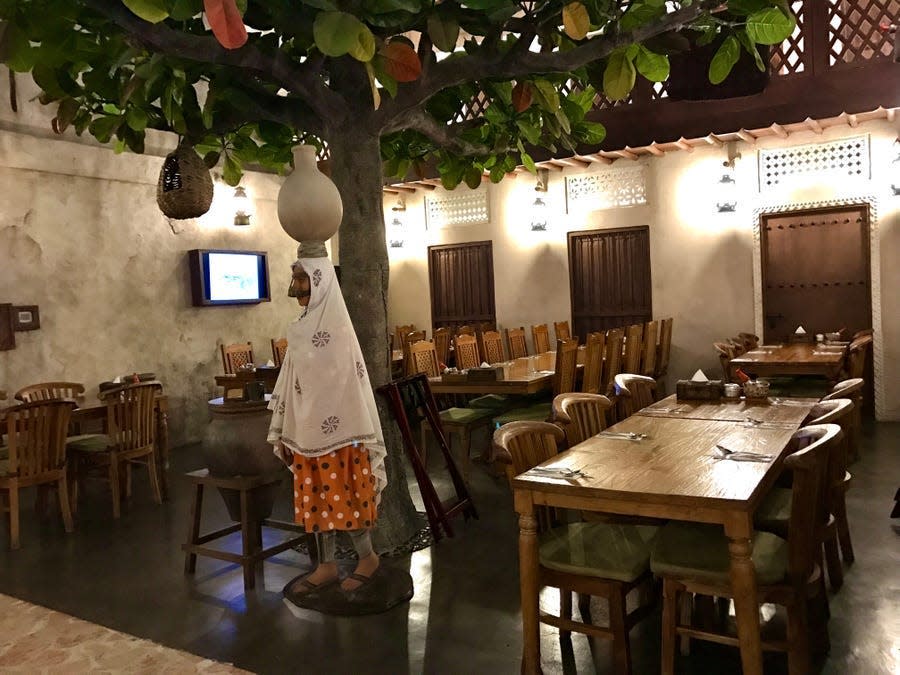 Al Fanar restaurant and café in Dubair.