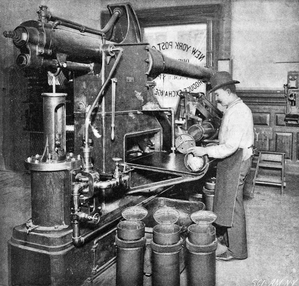 1867: Riding the Pneumatic Tube