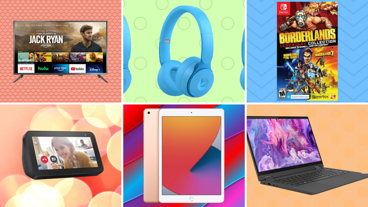 TVs and headphones and laptops, oh my! These extended Prime Day deals are off the charts. (Photo: Yahoo Life)