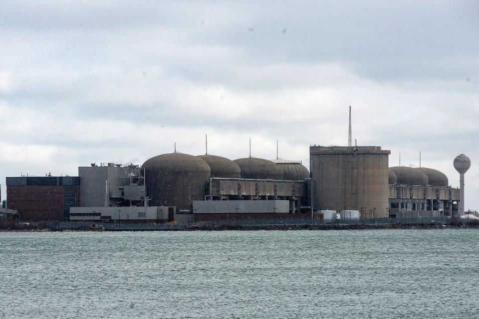 The Pickering Nuclear Generating Station, in Pickering, Ontario