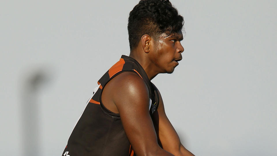 The Richmond Tigers selected Maurice Rioli Jr with the 51st pick in Wednesday's AFL draft. (Photo by Darrian Traynor/AFL Photos/Getty Images)