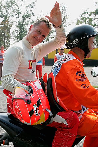 At the 2006 Italian Grand Prix, Schumacher announced he would retire at the end of that season. At the time of his retirement, he had seven world titles, 91 race wins and 154 podiums to his name.